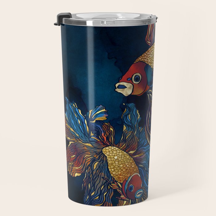 Metallic Betta Fish Travel Mug Gallery Image 3