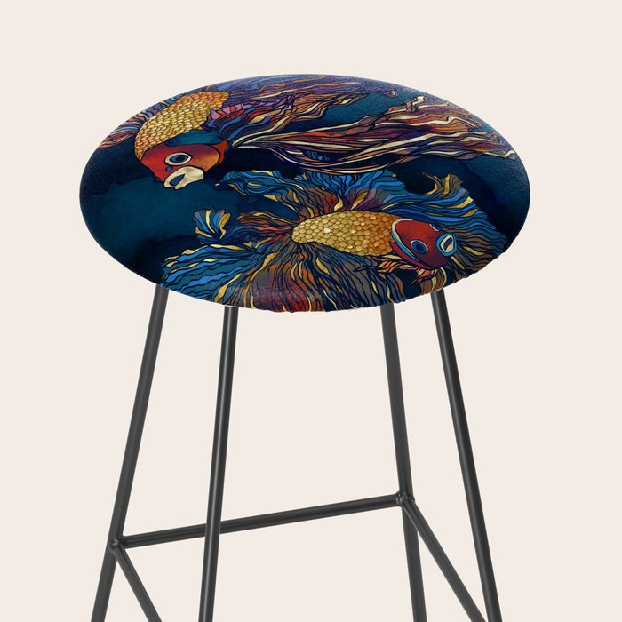 Metallic Betta Fish Stool Gallery Image 2