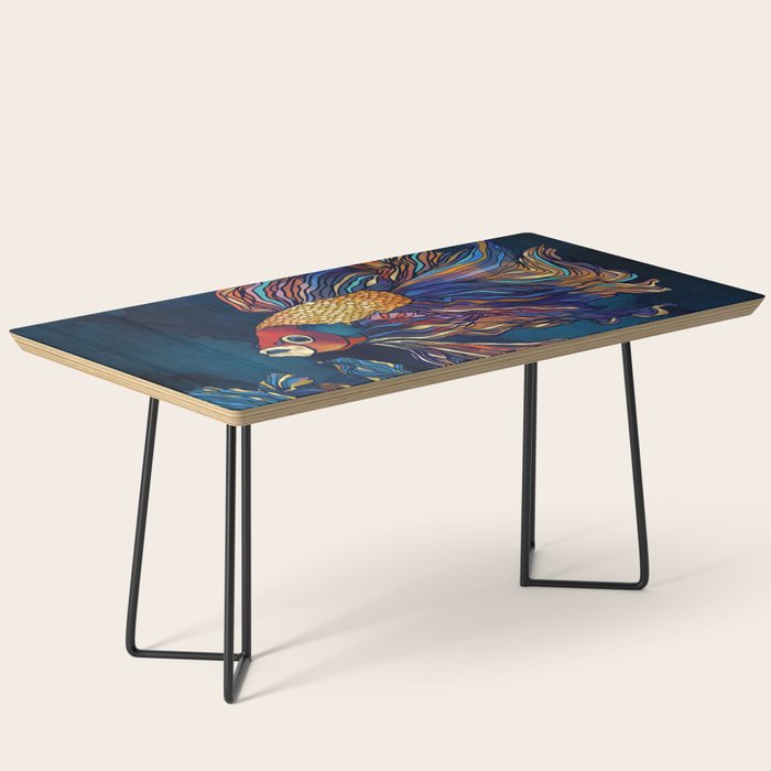 Metallic Betta Fish Coffee Table Gallery Image 1