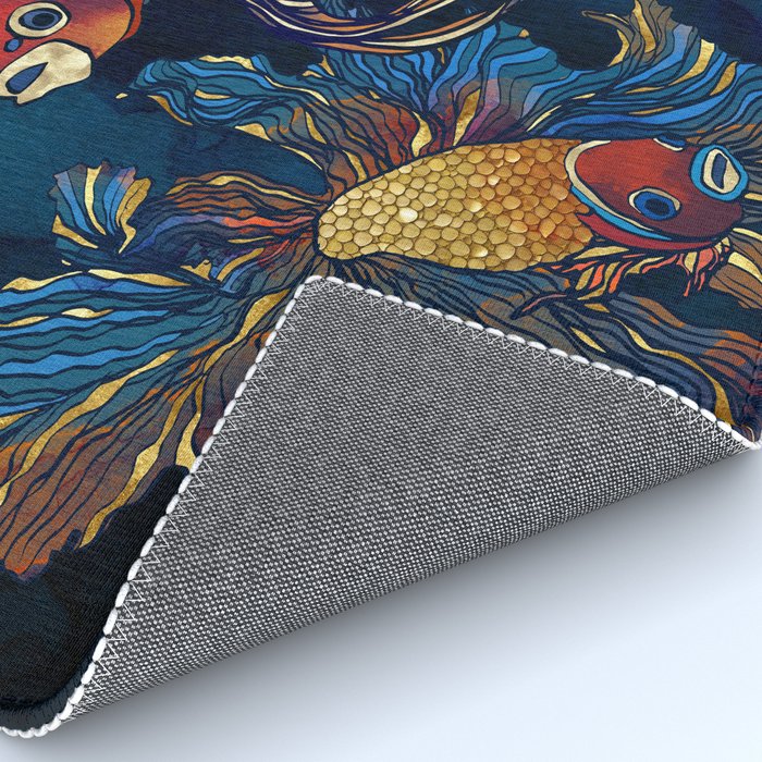 Metallic Betta Fish Rug Gallery Image 4