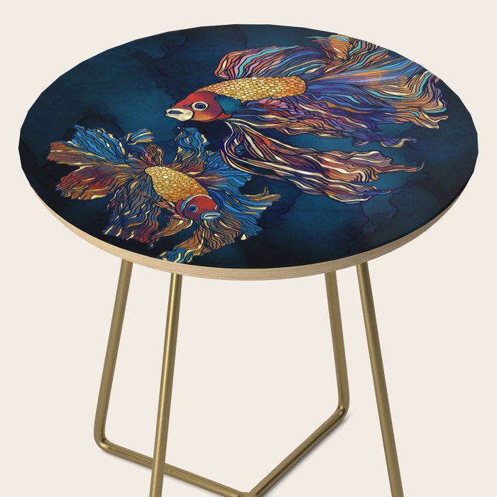 Metallic Betta Fish Side Table Gallery Image 2