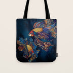 Metallic Betta Fish Tote Bag Gallery Image 1