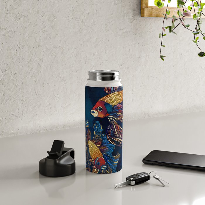 Metallic Betta Fish Water Bottle Gallery Image 4