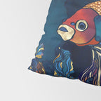 Metallic Betta Fish Pillow Sham Gallery Image 4