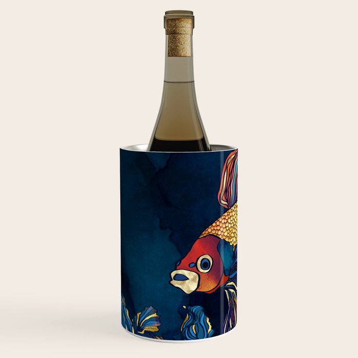 Metallic Betta Fish Wine Chiller Gallery Image 2