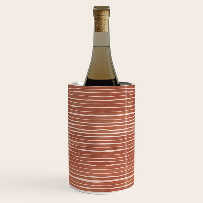 Nomad Terracotta Stripes Wine Chiller Gallery Image 1