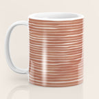 Nomad Terracotta Stripes Coffee Mug Gallery Image 3