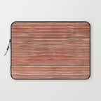 Nomad Terracotta Stripes Laptop Sleeve Gallery Image 1