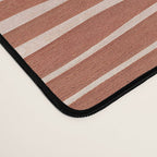 Nomad Terracotta Stripes Desk Mat Gallery Image 4