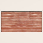 Nomad Terracotta Stripes Desk Mat Gallery Image 3