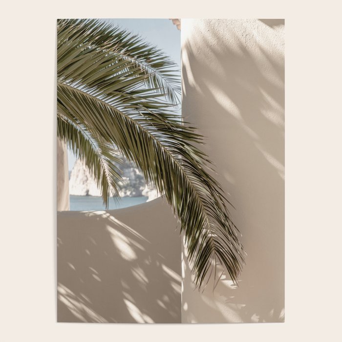 Mediterranean Spain Travel Palm Leaf Poster Gallery Image 4