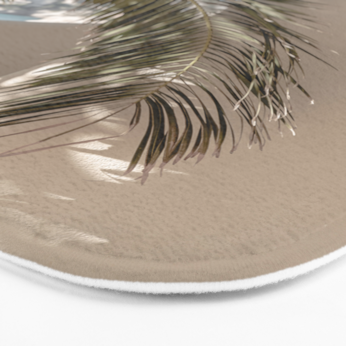 Mediterranean Spain Travel Palm Leaf Bath Mat Gallery Image 3
