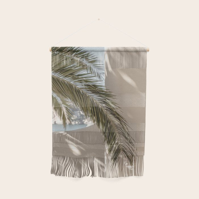 Mediterranean Spain Travel Palm Leaf Wall Hanging Gallery Image 1