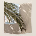 Mediterranean Spain Travel Palm Leaf Wall Tapestry Gallery Image 4
