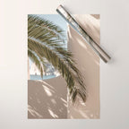 Mediterranean Spain Travel Palm Leaf Wrapping Paper Gallery Image 1