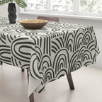 Charcoal Arches #1 Tablecloth Gallery Image 3