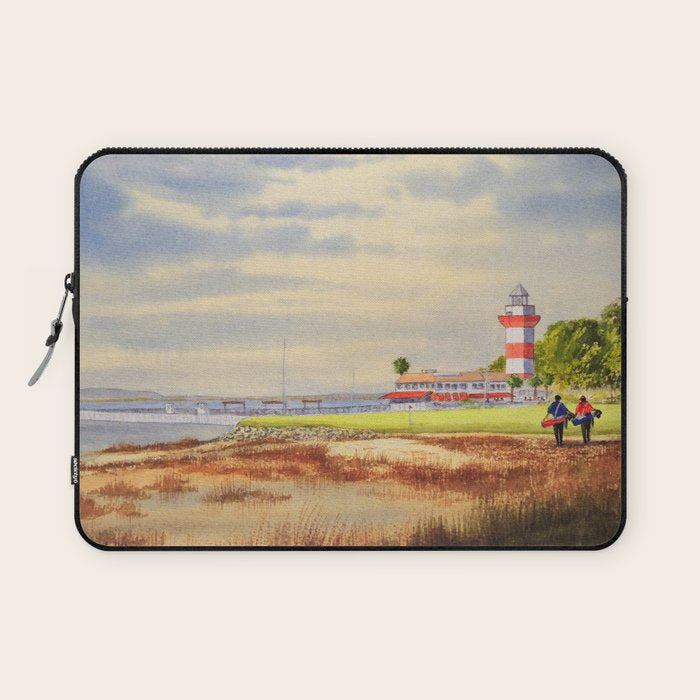 Harbor Town Golf Course 18th Hole South Carolina Laptop Sleeve Gallery Image 1