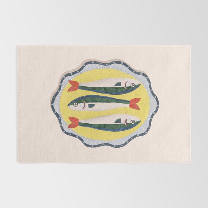Fish On A Plate Rug Gallery Image 2