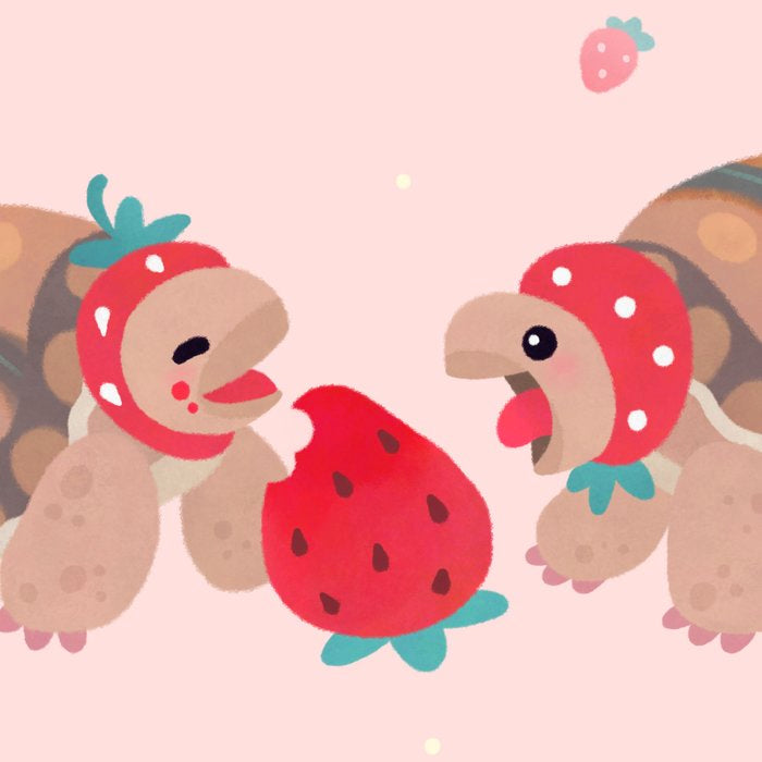 Tortoises love strawberries Coffee Mug Gallery Image 2