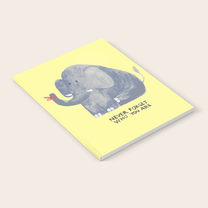 Elephant never forgets Notebook Gallery Image 1