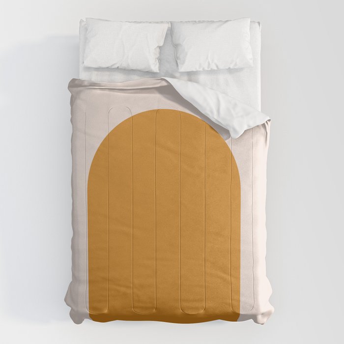 Arch (Yellow & Pale Pink) Comforter Gallery Image 1