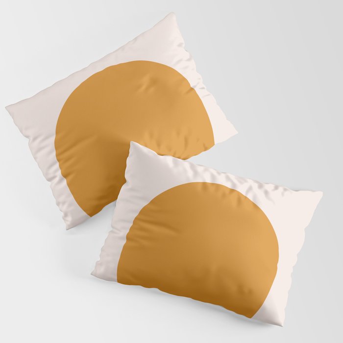 Arch (Yellow & Pale Pink) Pillow Sham Gallery Image 3
