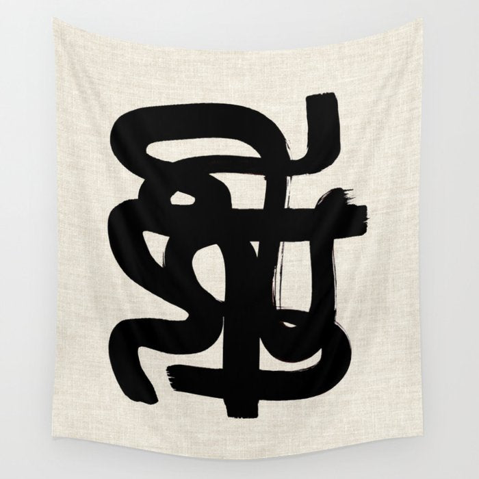 Slithering Ink Wall Tapestry Gallery Image 4