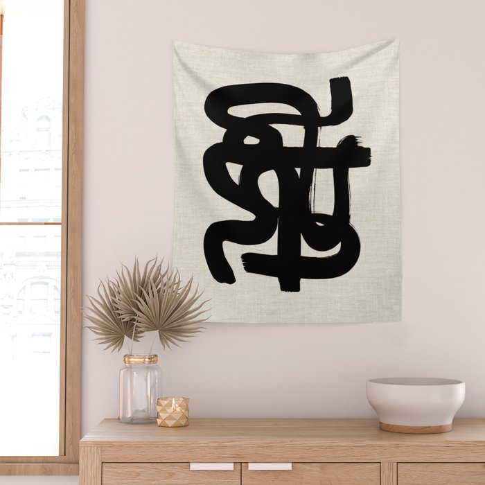 Slithering Ink Wall Tapestry Gallery Image 2