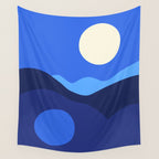 Full Moon Rising Wall Tapestry Gallery Image 4