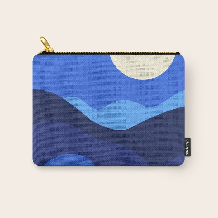 Full Moon Rising Carry All Pouch Gallery Image 1