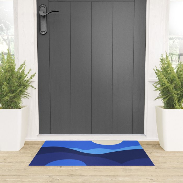 Full Moon Rising Welcome Mat Gallery Image 3