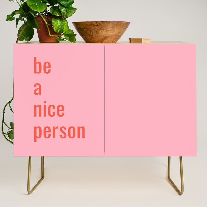 Be A Nice Person Credenza Gallery Image 1
