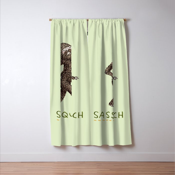 Sassquatch Window Curtain Gallery Image 3