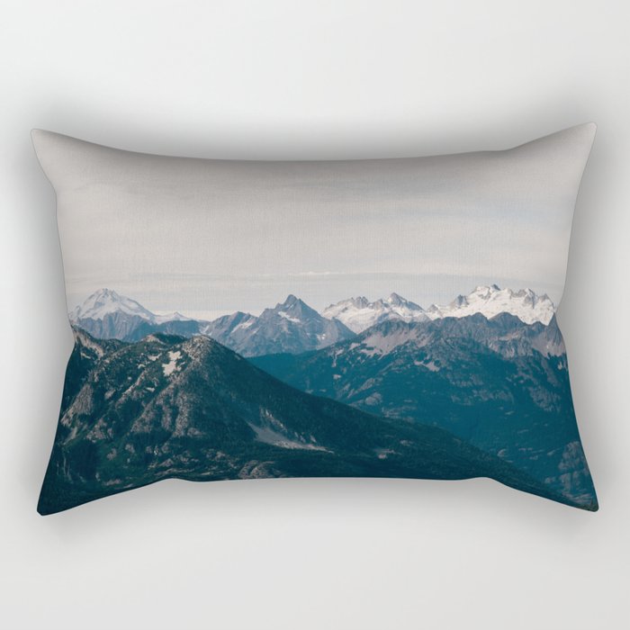 Glacier Peak II Rectangular Pillow Gallery Image 1