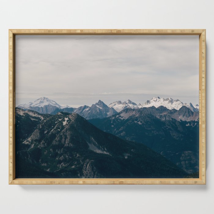 Glacier Peak II Serving Tray Gallery Image 1