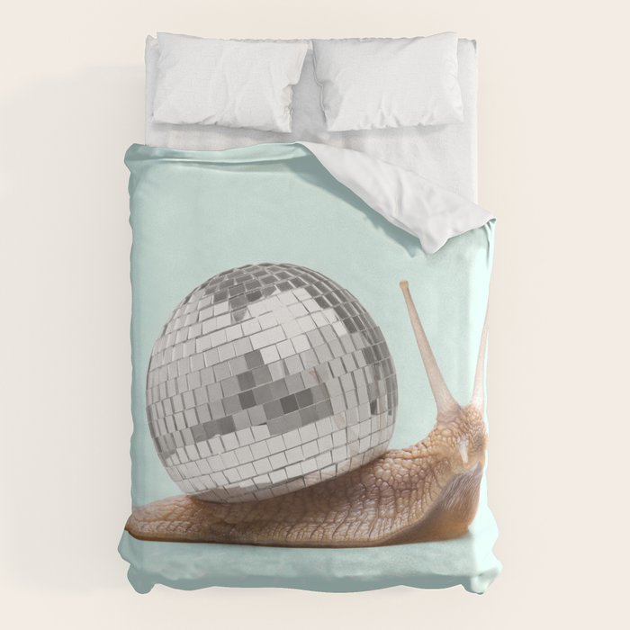 DISCO SNAIL Duvet Cover Gallery Image 1