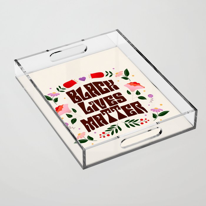 Black Lives Matter Acrylic Tray Gallery Image 1