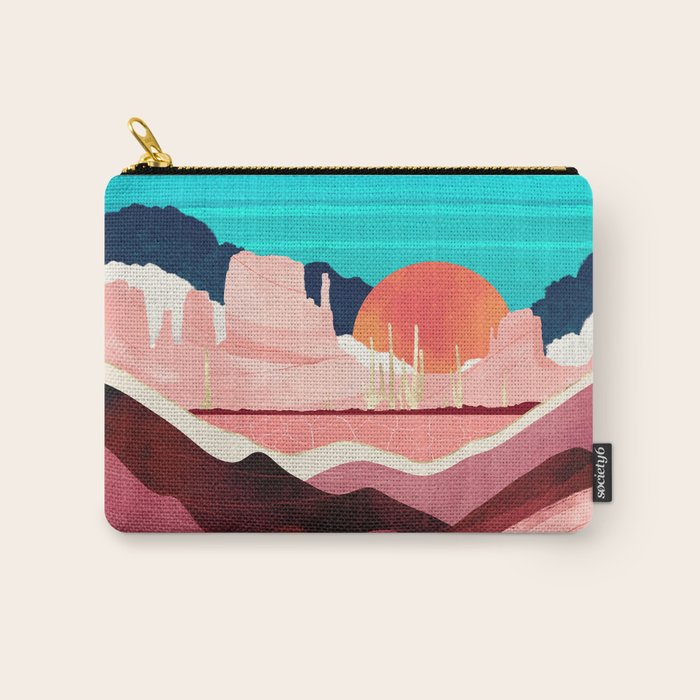 Sunset Desert Carry All Pouch Gallery Image 1