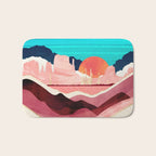 Sunset Desert Bath Mat Gallery Image 1