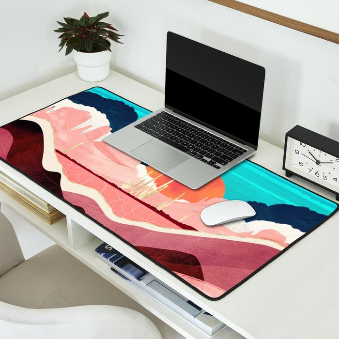 Sunset Desert Desk Mat Gallery Image 2