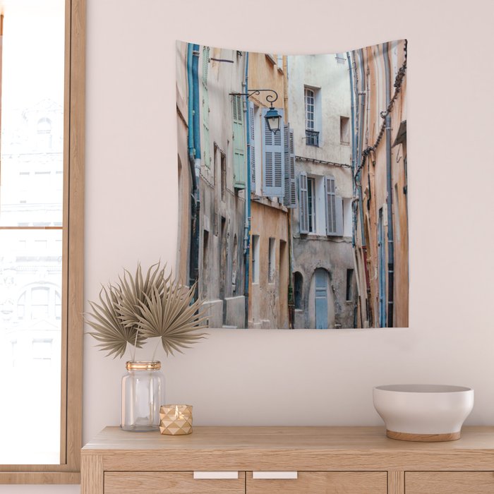 Aix-en-Provence Street #1, French Riviera Wall Tapestry Gallery Image 2