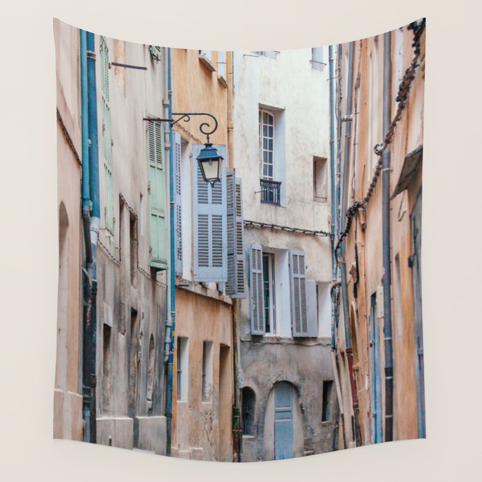Aix-en-Provence Street #1, French Riviera Wall Tapestry Gallery Image 1