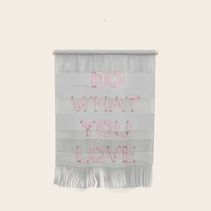 Do what you love, Neon Sign Wall Hanging Gallery Image 1