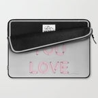 Do what you love, Neon Sign Laptop Sleeve Gallery Image 2