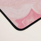 Blush pink abstract watercolor marble pattern Desk Mat Gallery Image 4