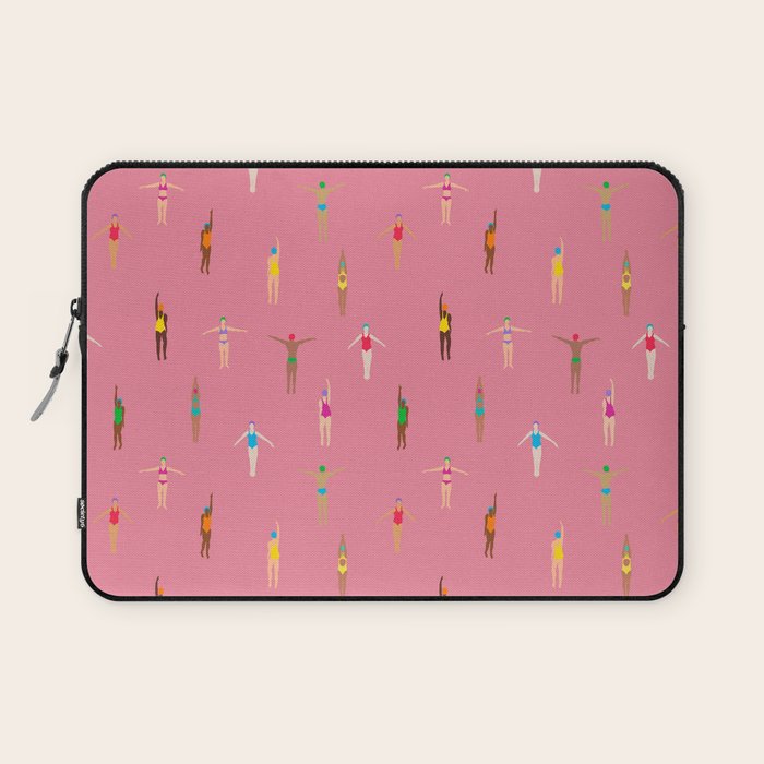 Swimmers in a Sea of Pink Laptop Sleeve Gallery Image 1