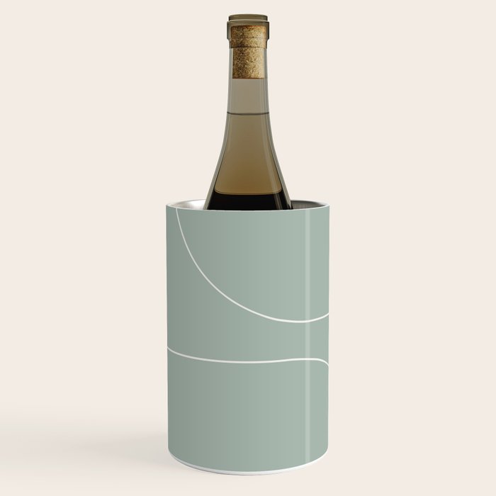 Modern Minimal Line Abstract XXXIX Wine Chiller Gallery Image 1