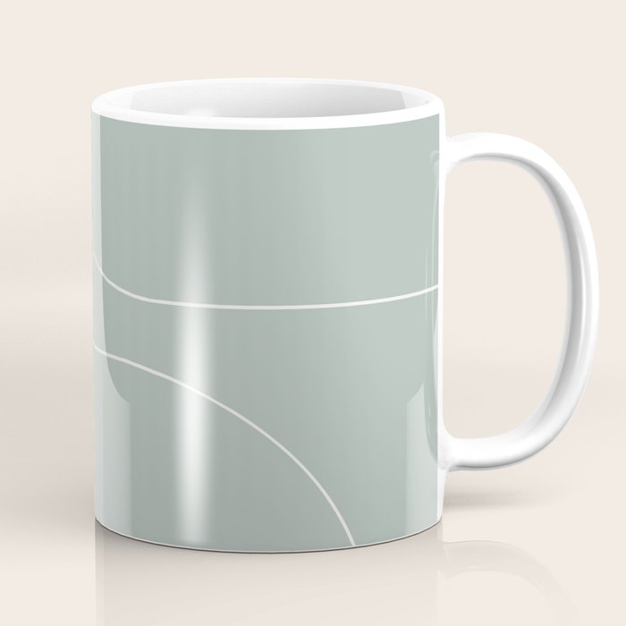 Modern Minimal Line Abstract XXXIX Coffee Mug Gallery Image 1