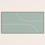 Modern Minimal Line Abstract XXXIX Desk Mat Gallery Image 3