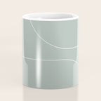 Modern Minimal Line Abstract XXXIX Coffee Mug Gallery Image 4